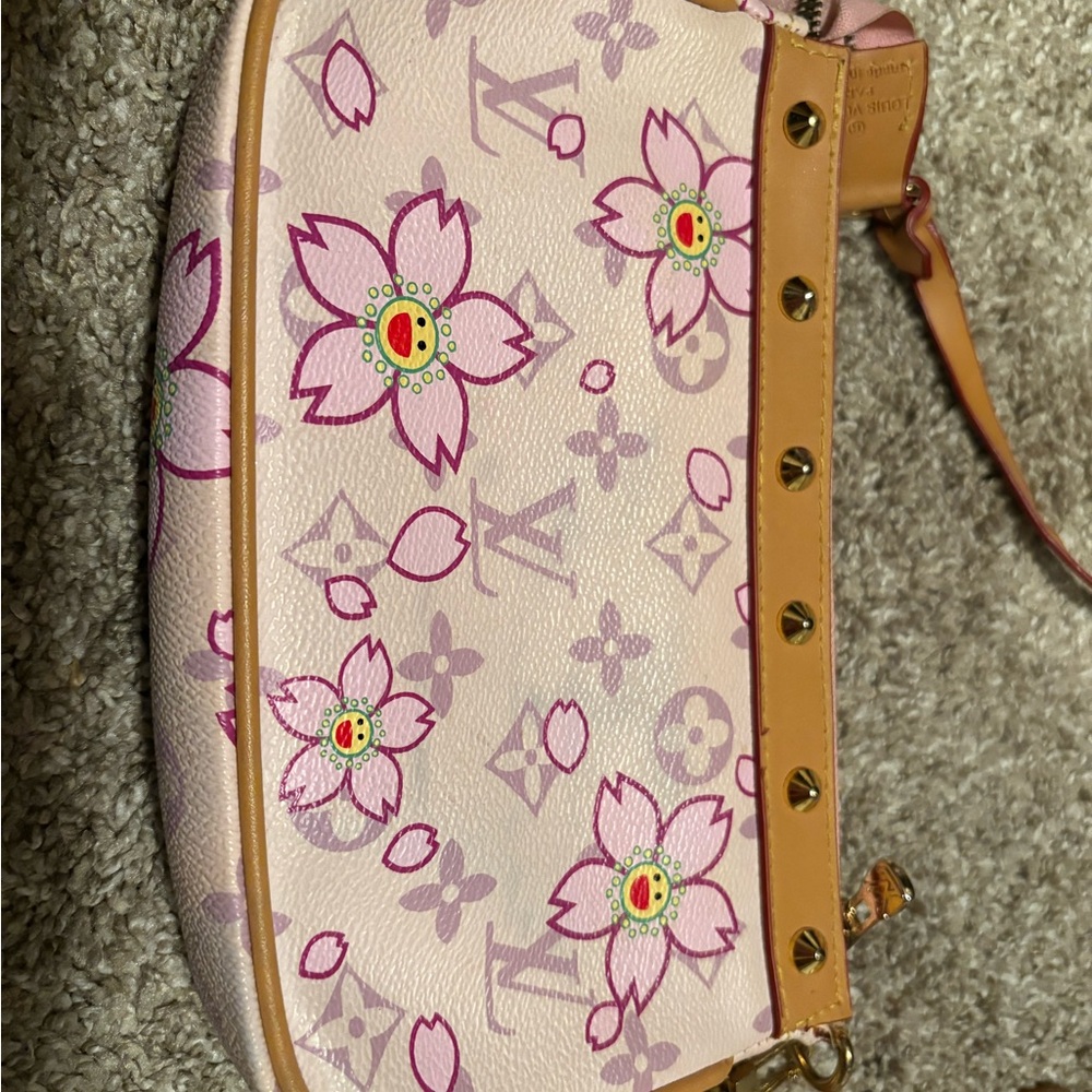 Louis Vuitton Pink Floral Clutch